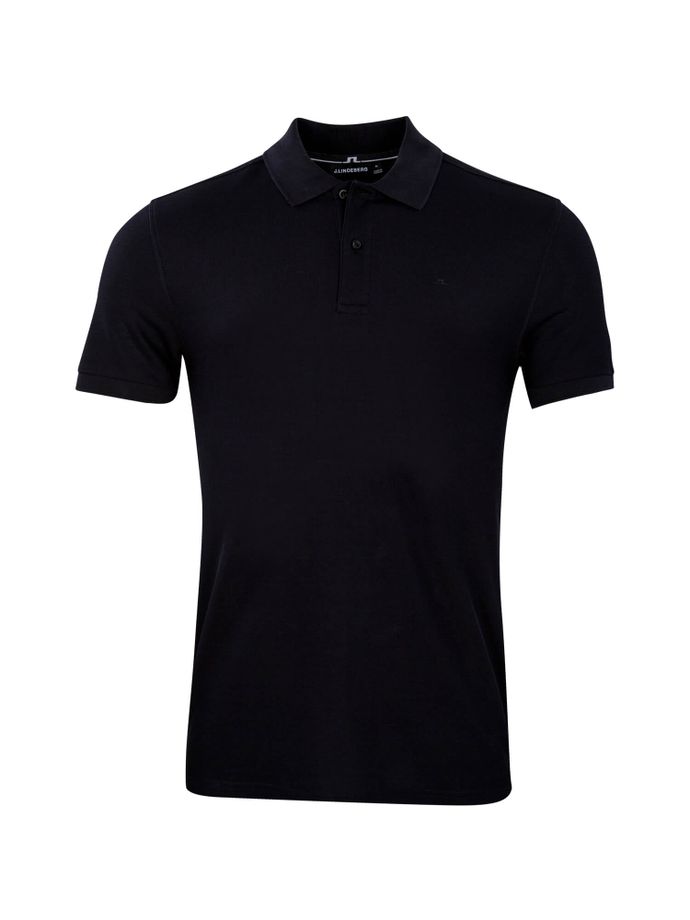 J. LINDEBERG Polo Troy ST Piqué, negro