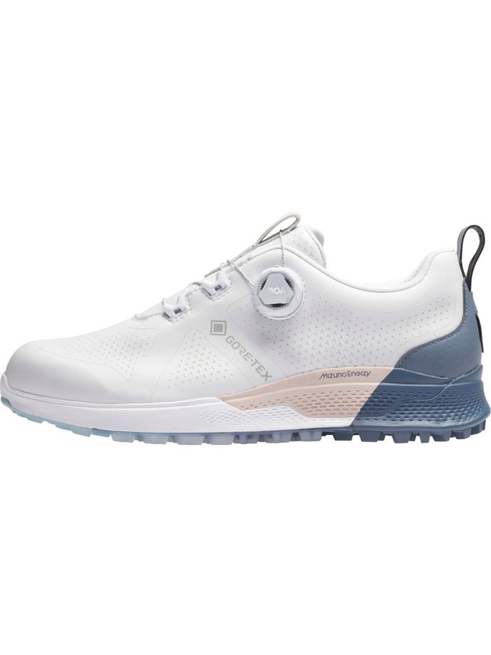 Mizuno Zapatos de golf GENEM WG GTX BOA, blanco/azul marino