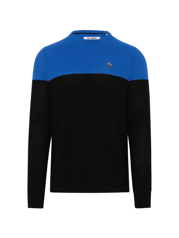 Original Penguin Pullover Heritage, sort/blå