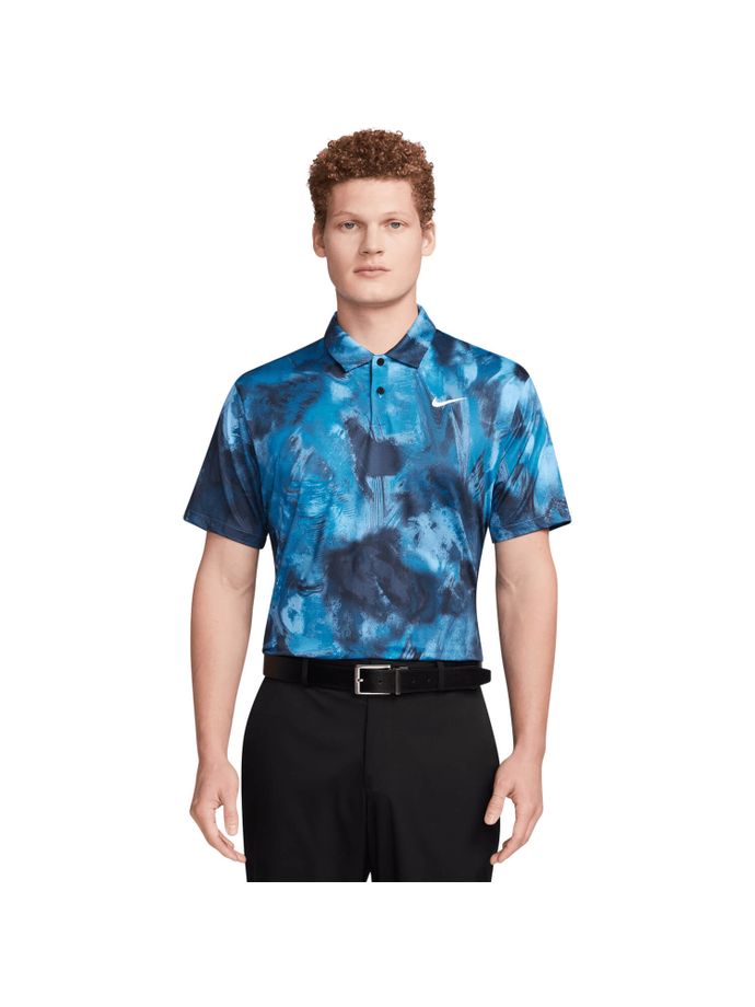 Nike Golf Polo DF Tour Ombre, blue/black