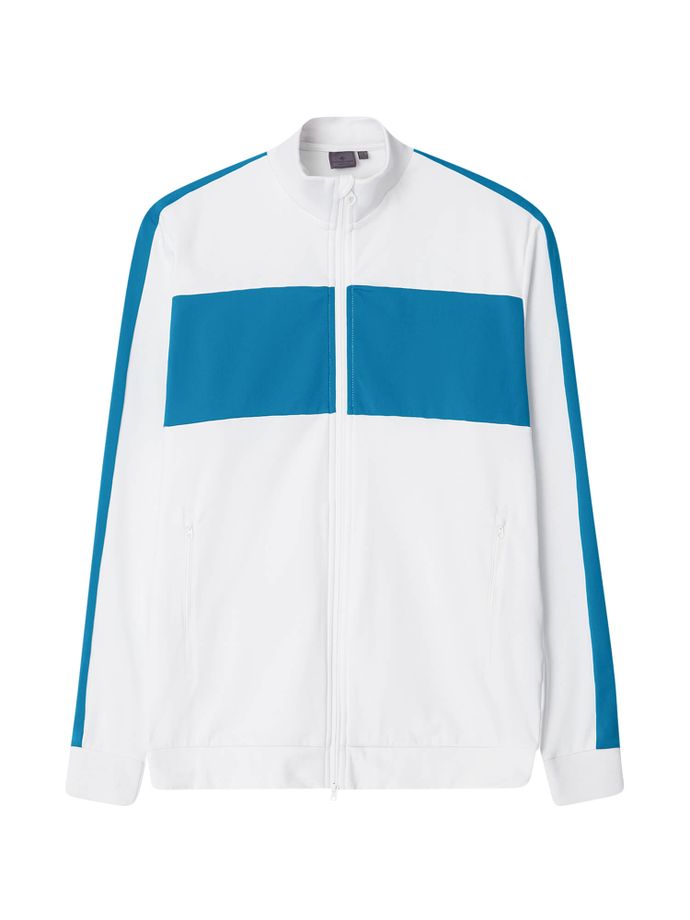 Cross Veste Loft Full-Zip, blanc/turquoise