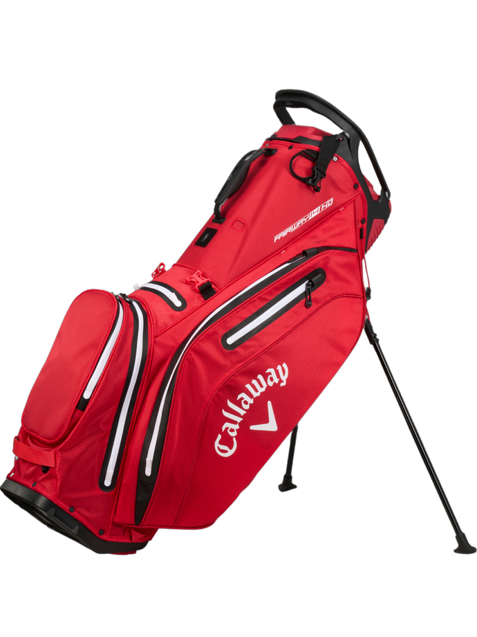 Callaway Standbag Fairway 14 HD, czerwony/czarny