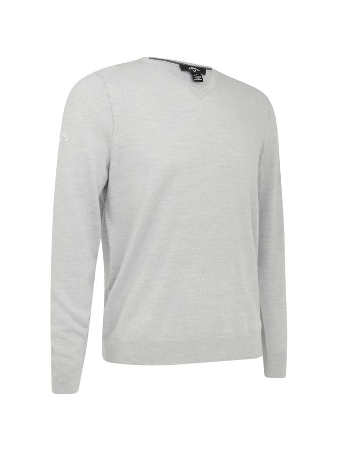 Callaway Pullover V-Neck Sweater, grijs/zilver