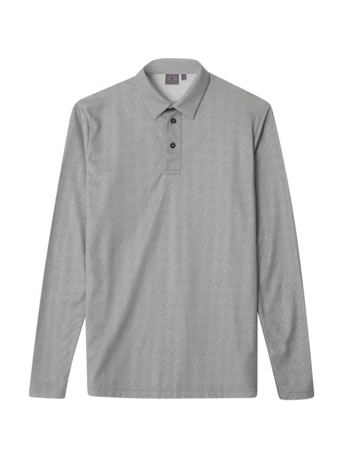 Cross Polo Pitch, long sleeve, grey