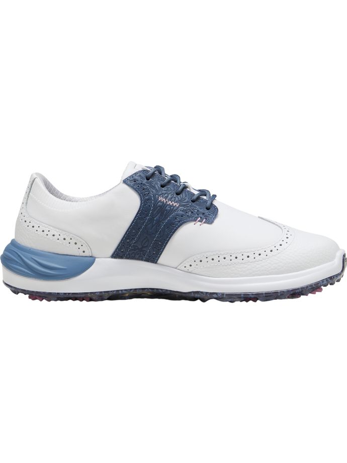 Puma Phantomcat Nitro golfschoenen, wit/blauw