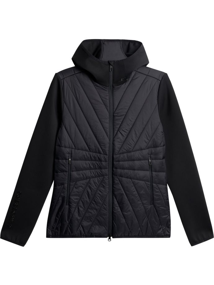 J. LINDEBERG Chaqueta Holma Quilt Capucha híbrida, negro