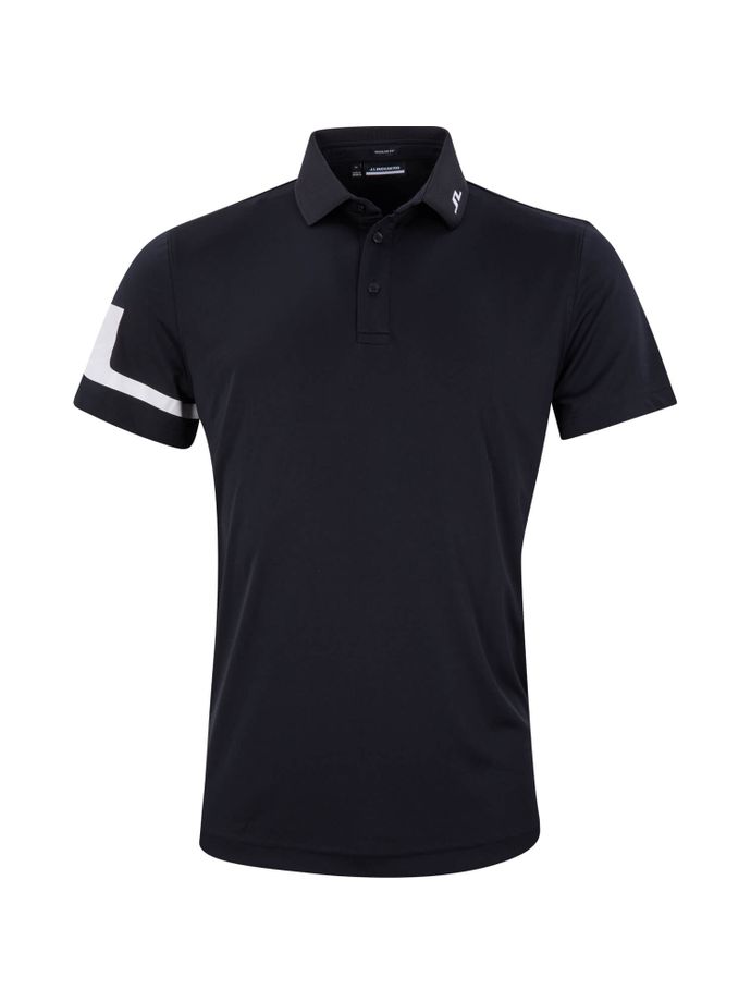 J. LINDEBERG Polo Heath, schwarz