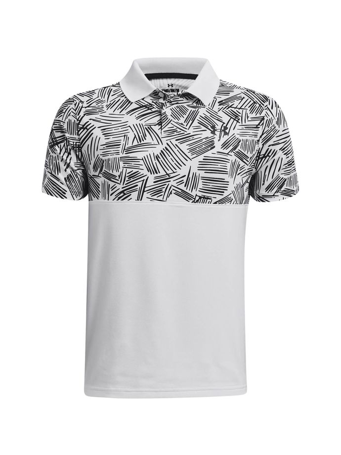 Under Armour Polo Palm Sketch, blanc/noir