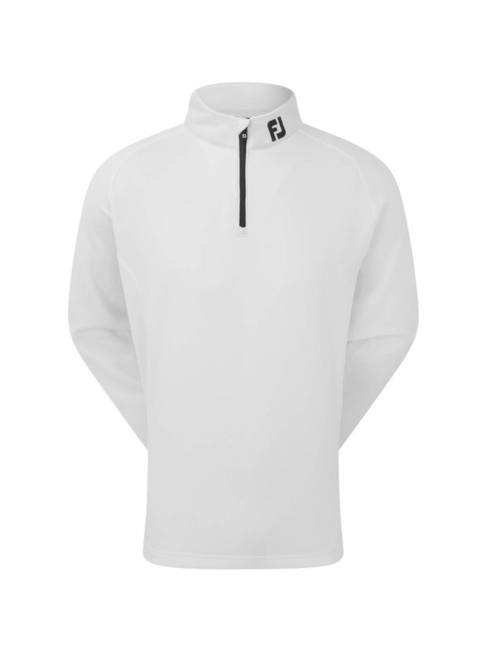 FootJoy Chill-Out Sweater, athletic fit, white/navy