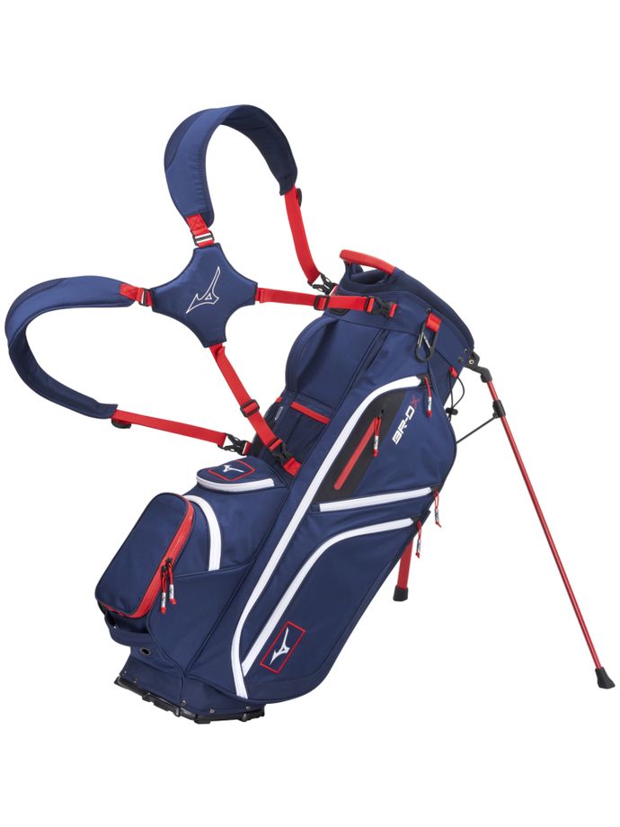 Mizuno Standbag BR-DX, navy/rot