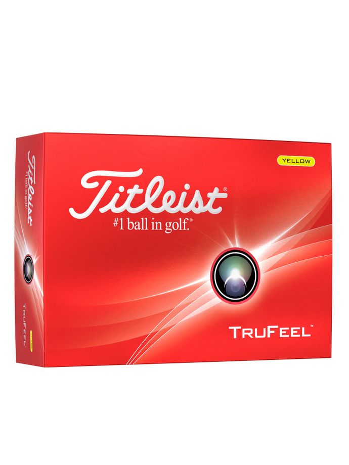 Titleist Trufeel 2024 golfbolde, gul