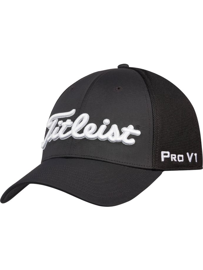 Titleist Cap Tour Sports Mesh 2022, schwarz/weiß