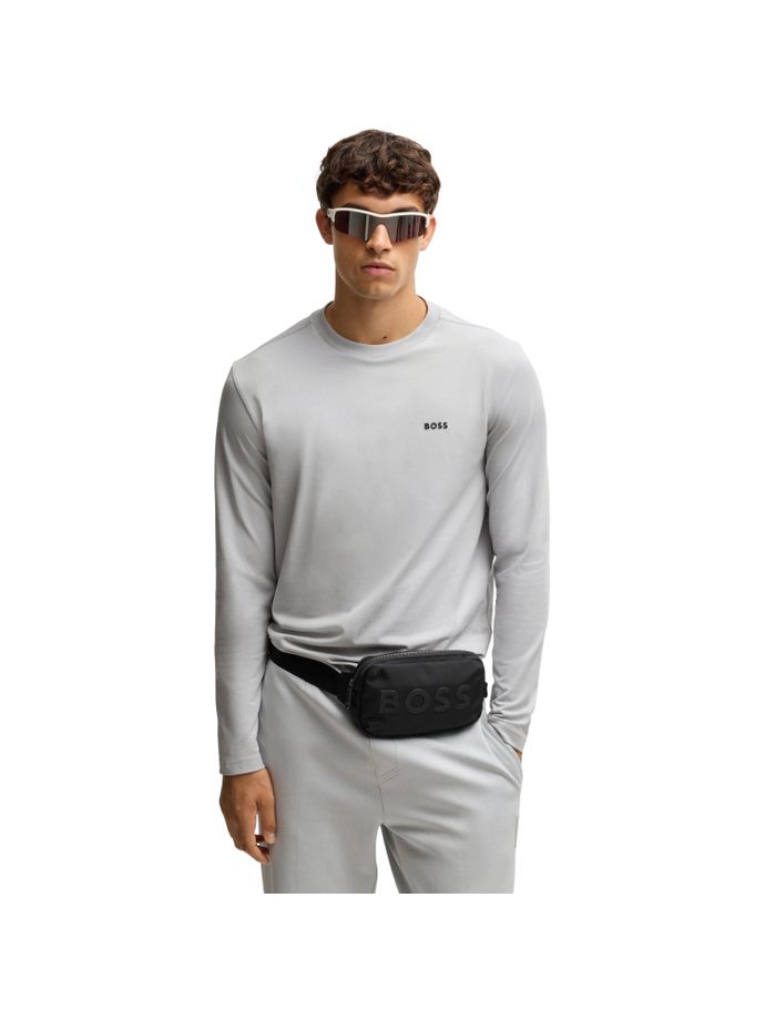 HUGO BOSS Pullover Tee Long, gris clair