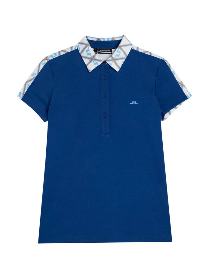 J. LINDEBERG Polo Cara, navy/white/blue