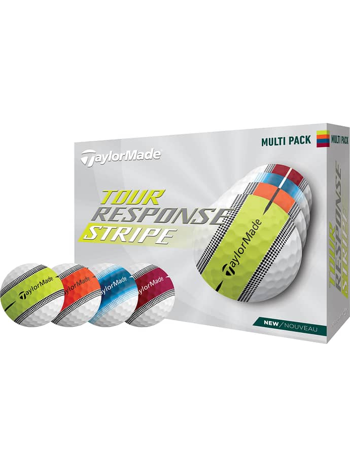 TaylorMade Ball Tour Response Stripe Multicolour - 12er pakke, flerfarvet