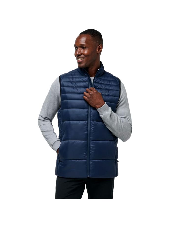 TRAVISMATHEW Aves Tech Puffer vest, navy