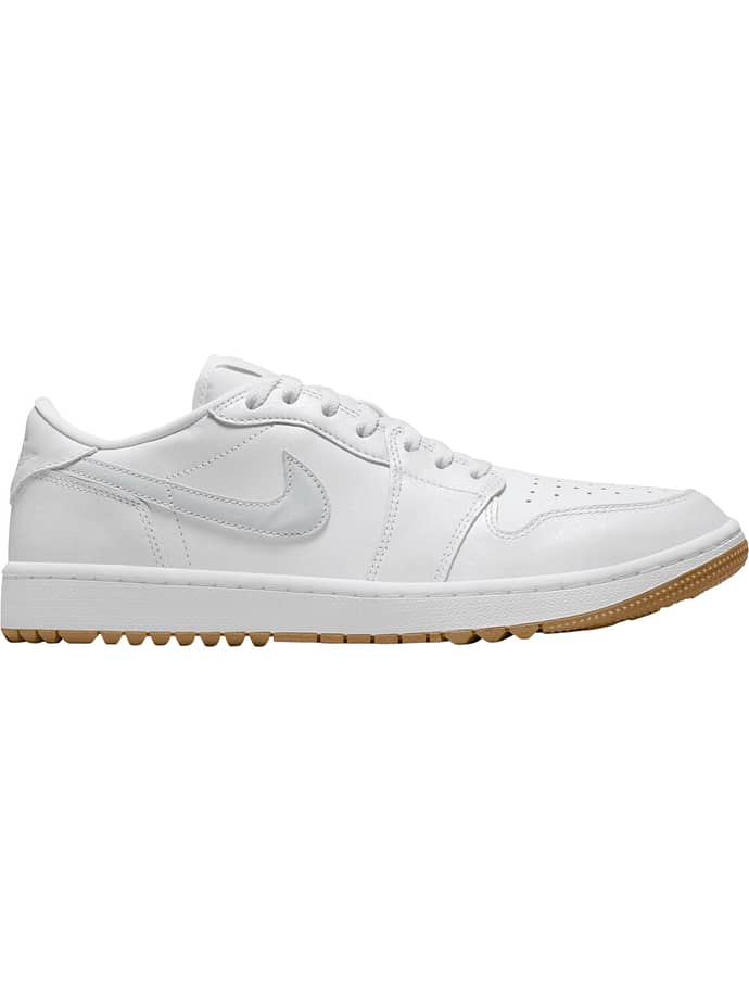 Nike Golf Golfsko Air Jordan 1 Low G, hvid/grå