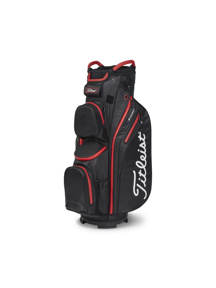 Titleist Cartbag Cart 14 StaDry, zwart/rood