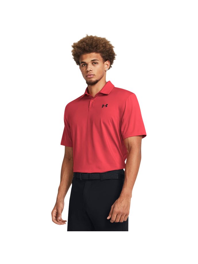 Under Armour Polo T2G, czerwony/czarny