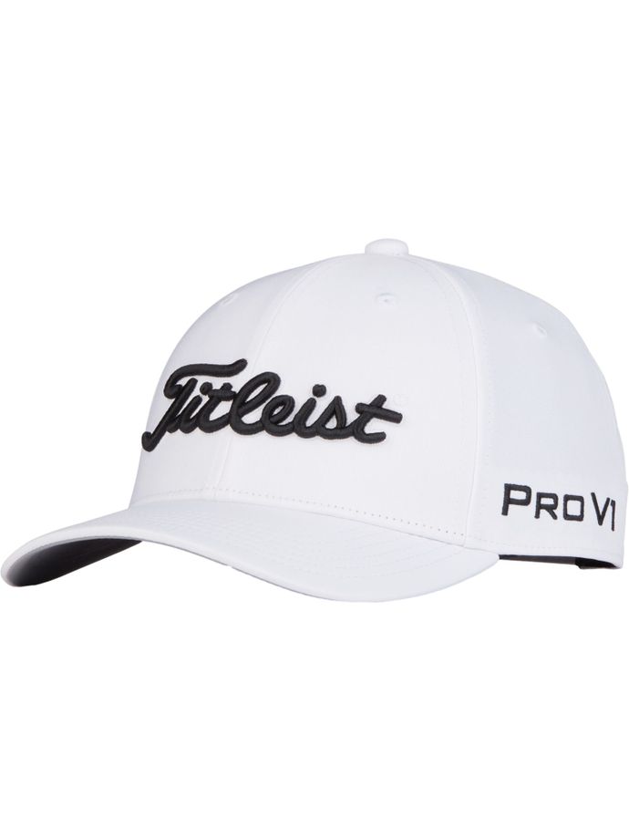 Titleist Cap Junior Tour Perf, blanco/negro