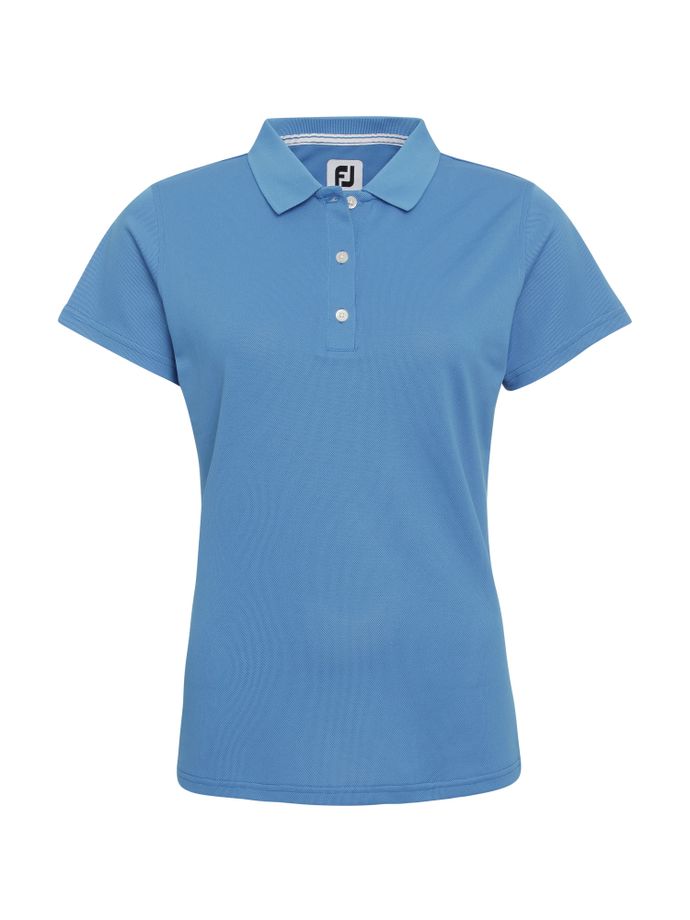 FootJoy Polo Stretch Pique Solid, lyseblå