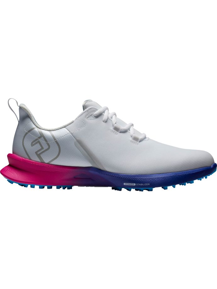 FootJoy Fuel Sport golfsko, hvid/lyserød/blå