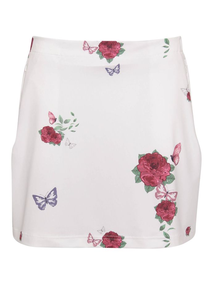 Cross Flor Skort, blanco/rosa