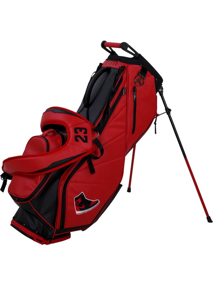 Nike Golf Standbag Jordan Fade Away Premium, rood/zwart