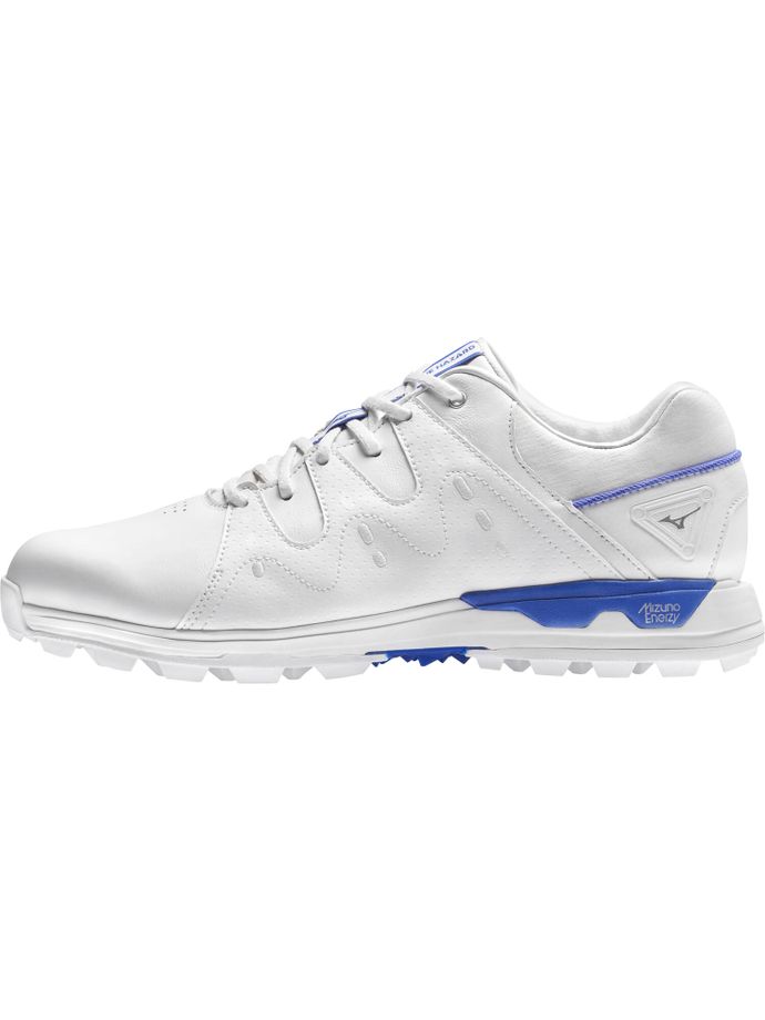 Mizuno Zapatos de golf Wave Hazard Pro, blanco