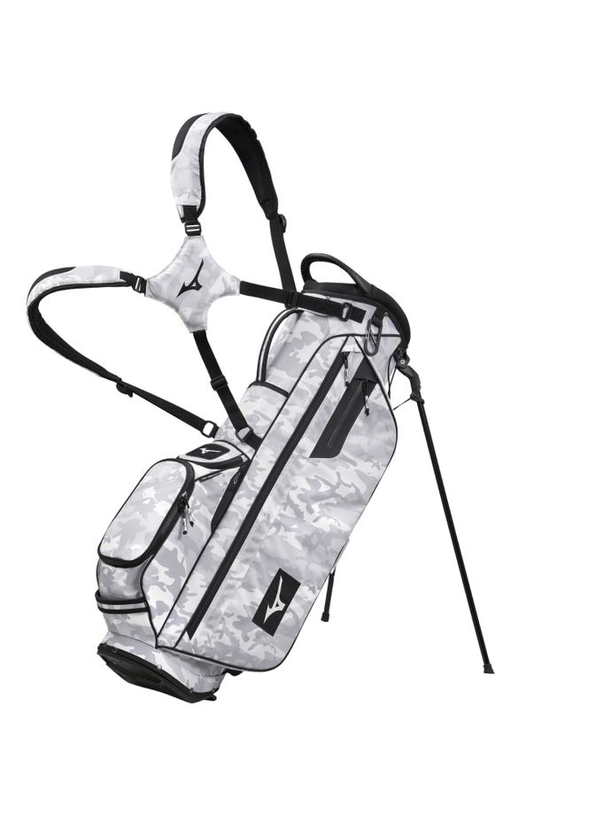 Mizuno Standbag BR-D3, wit/grijs