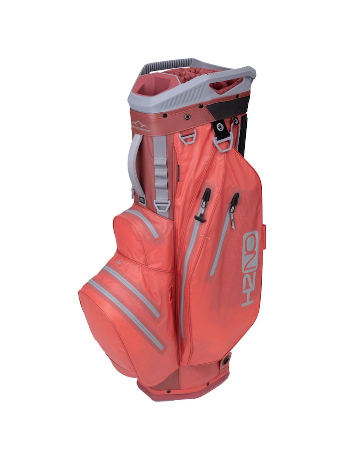 Sun Mountain Cartbag H2NO Light 2024, rosso/grigio