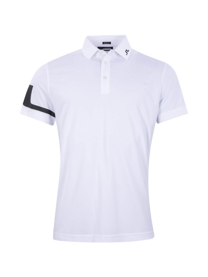 J. LINDEBERG Polo Heath, white