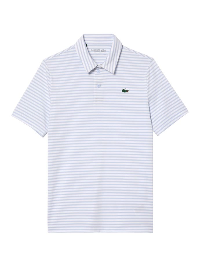 LACOSTE Polo, blue/white