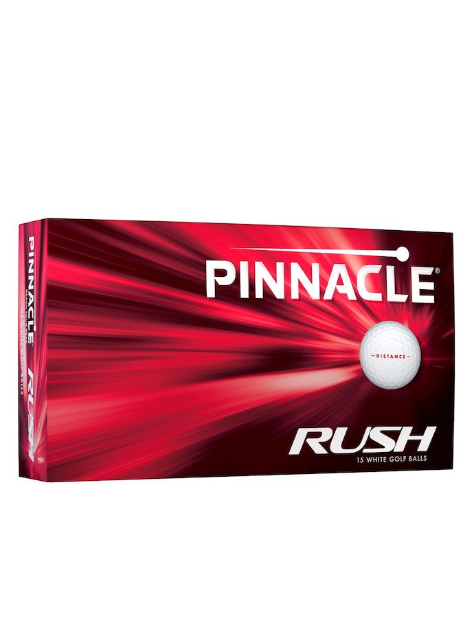 Pinnacle Rush Golfbälle - 15er Pack, weiß