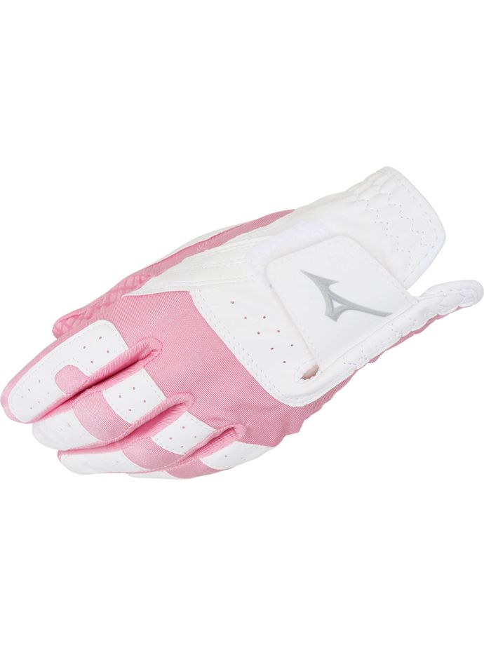 Mizuno Glove Stretch, One Size, white/pink