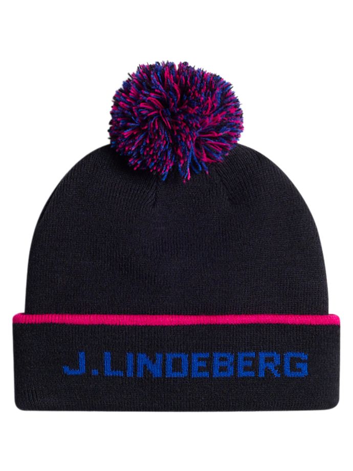 J. LINDEBERG Mütze Stripe Beanie, navy