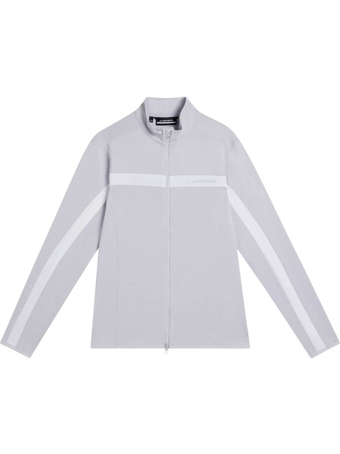 J. LINDEBERG Chaqueta Jarvis Mid Layer, gris/blanco