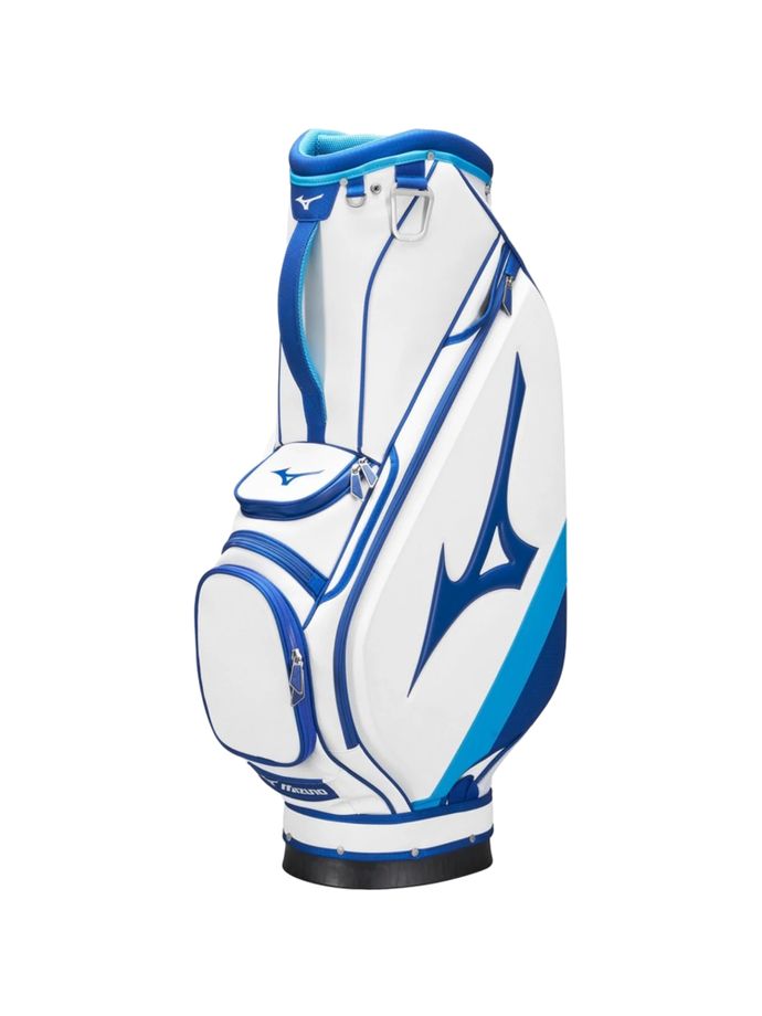 Mizuno Cartbag Tour Personeel Kar, wit/blauw