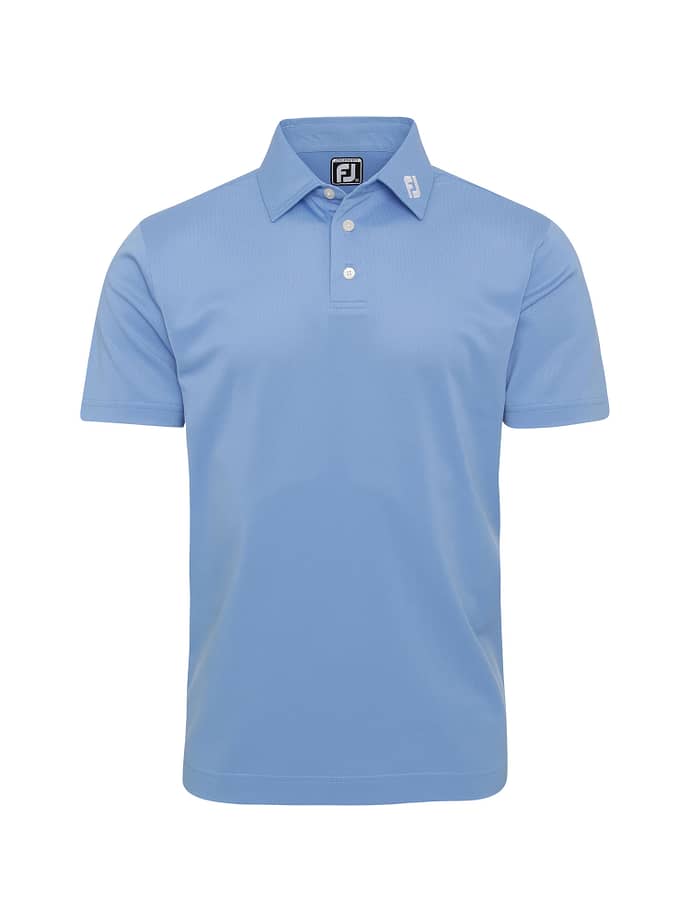 FootJoy Polo Stretch Pique, hellblau