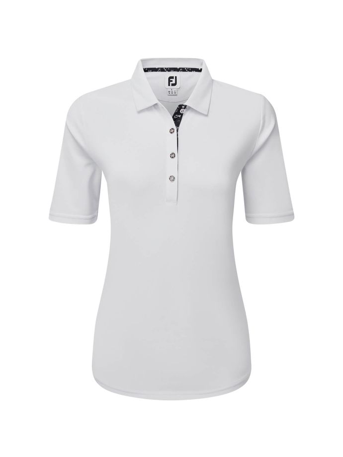 FootJoy Essentiële effen polo, wit