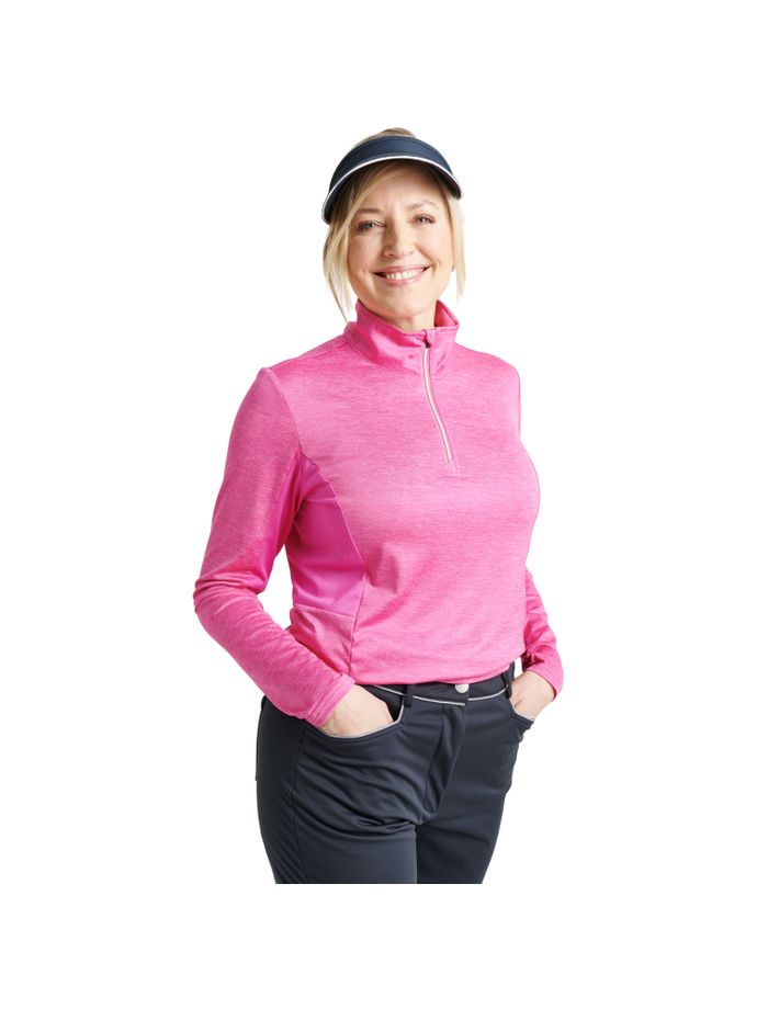 Abacus Strato Colinas 1/2-Zip, rosa