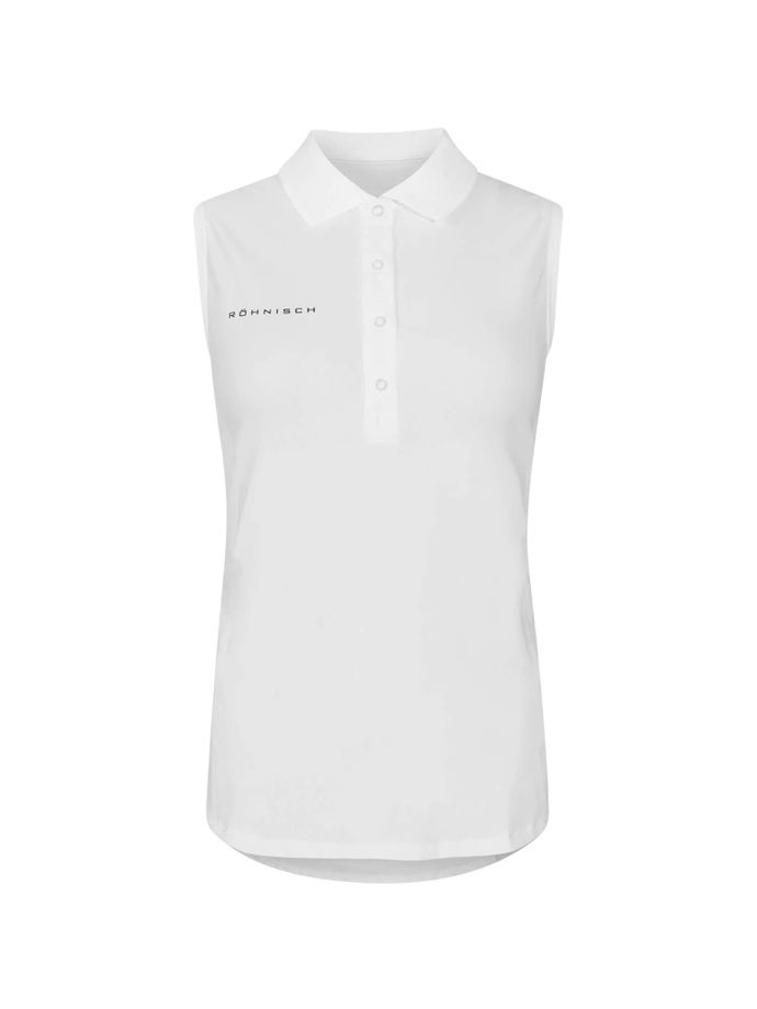 Röhnisch Polo Nicky sleeveless, white