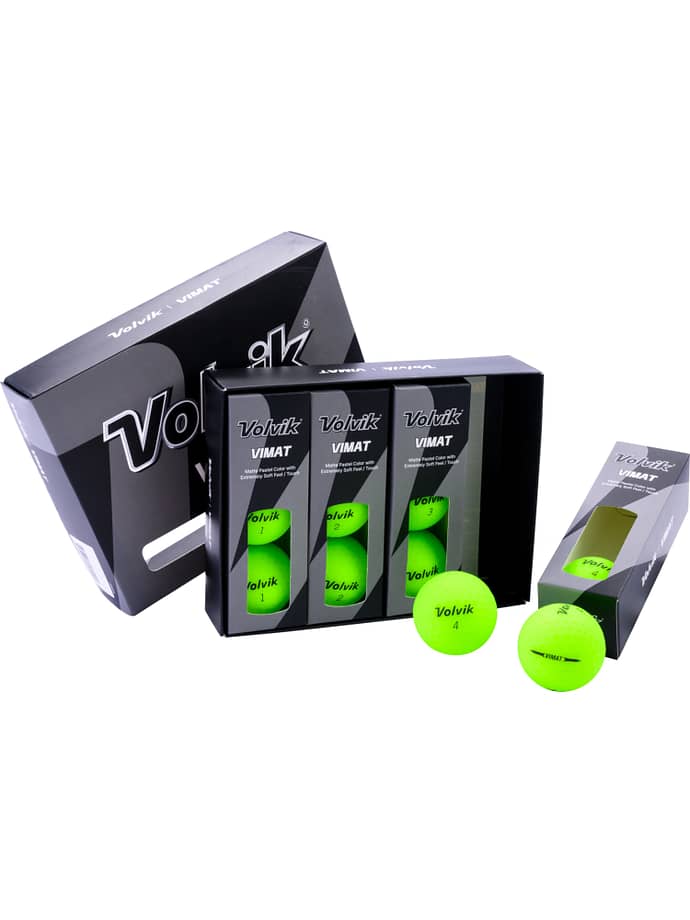 Volvik Golf Balls Vimat Soft - 12 pack, green