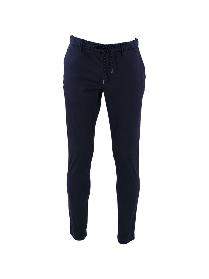 Alberto Trousers Jump-G Light Cotton, navy