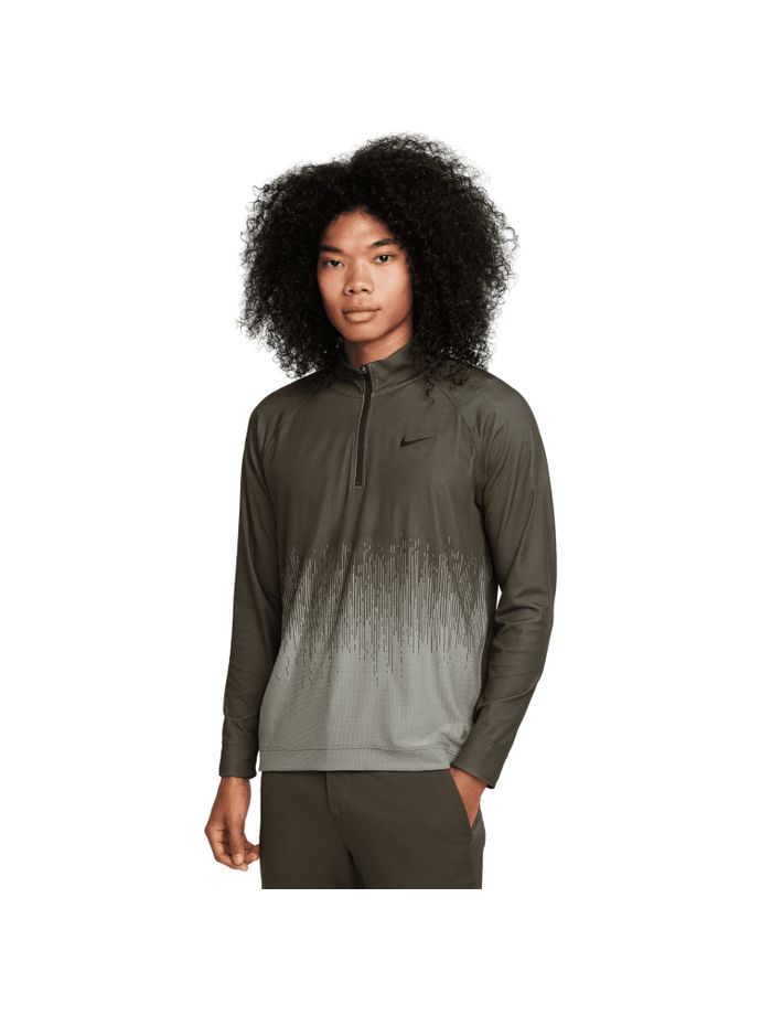 Nike Golf Laag DF ADV Tour 1/2-Zip, olijf