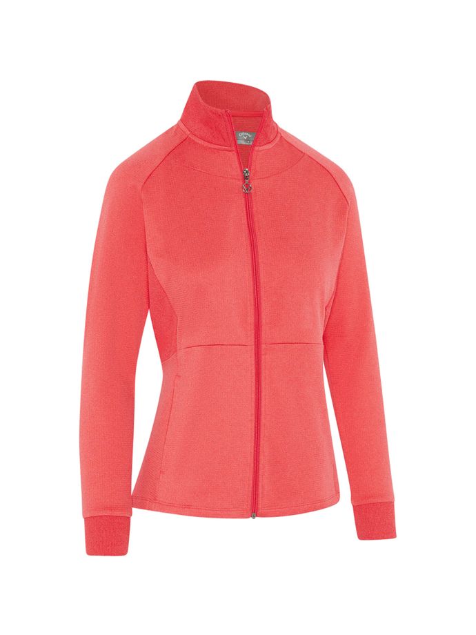 Callaway Jacke Waffle Fleece, rosa