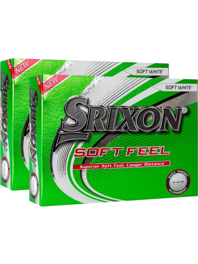 Srixon Soft Feel Herren Golfbälle - 24er Pack, weiß