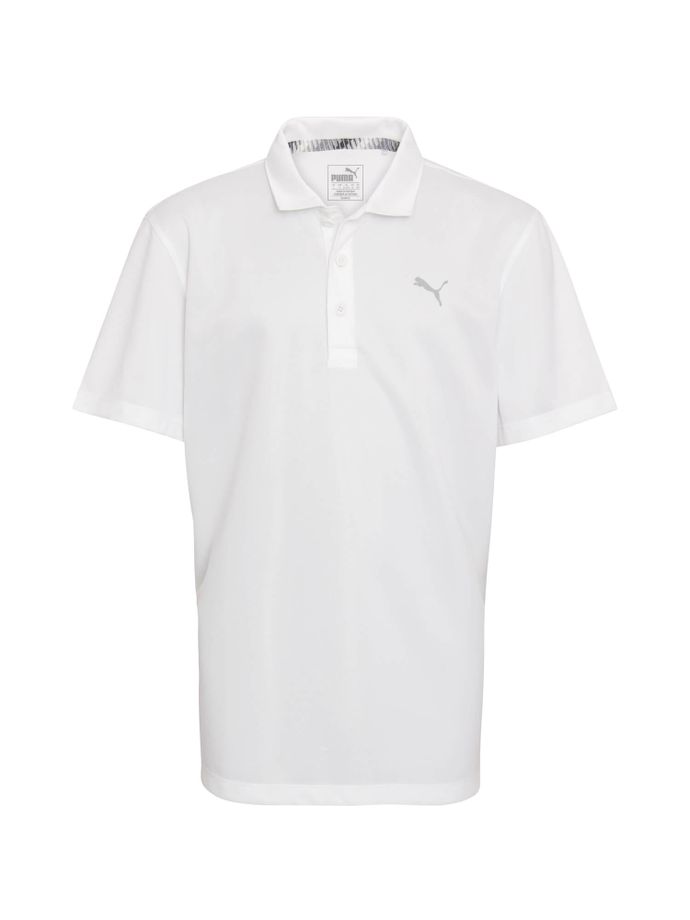 Puma Polo Essential, manches courtes, blanc