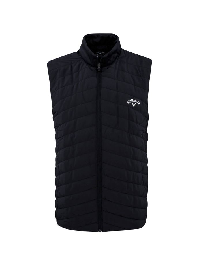 Callaway Weste Quilted Puffer Wind, schwarz