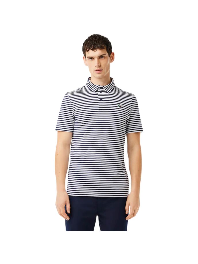 LACOSTE Polo, azul marino/blanco